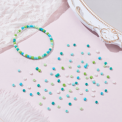 8 Sets 8 Colors Opaque Baking Paint Glass Beads&nbsp;DGLA-WR0001-02