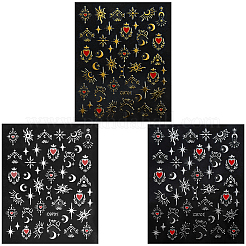 12 Sheets 6 Colors PET Nail Art Stickers Decals&nbsp;MRMJ-SP0001-10