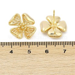 Brass Stud Earring Findings&nbsp;KK-Z099-05G-02