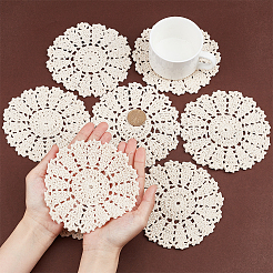 Cotton Braided Washable Placemat&nbsp;LS-DJEW-WH0016-38