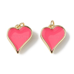 Eco-Friendly Rack Plating Brass Enamel Pendants&nbsp;KK-F848-02G