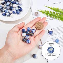 Natural Sodalite Round Beads Strands&nbsp;G-OC0001-91