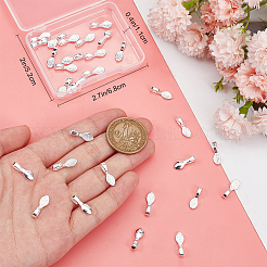 30Pcs Alloy Pinch Bails&nbsp;FIND-BBC0001-72A