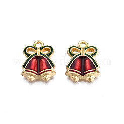 Rack Plating Alloy Enamel Pendants&nbsp;ENAM-N055-156
