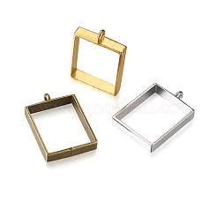 Alloy Open Back Bezel Big Pendants&nbsp;PALLOY-BT0001-02-RS