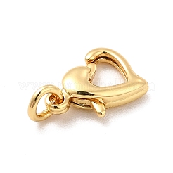 Rack Plating Brass Lobster Claw Clasps&nbsp;X-KK-K270-23G
