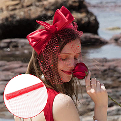 Deco Mesh Ribbons&nbsp;SRIB-WH0011-179B-03