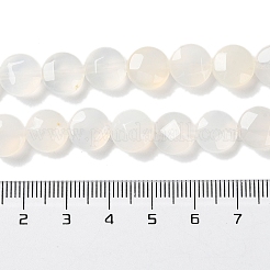 Natural White Agate Beads Strands&nbsp;G-K357-B16-01