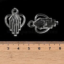 Valentine's Day Transparent Acrylic Pendants&nbsp;TACR-G048-03B