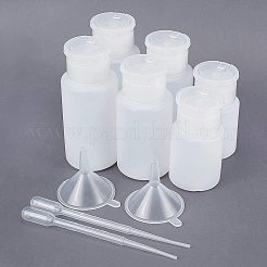 DIY Empty Plastic Press Pump Bottle Sets&nbsp;DIY-BC0010-86