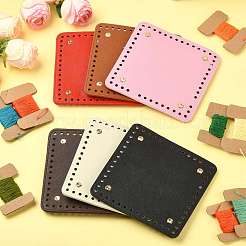 2Pcs Square PU Imitation Leather Bag Bottoms&nbsp;DIY-FS0010-61A