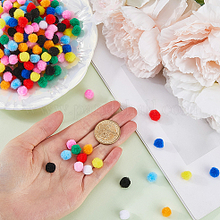 400pcs 10 Colors DIY Doll Craft Pom Pom Yarn Pom Pom Balls&nbsp;AJEW-SC0003-26