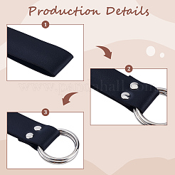 2Pcs Alloy Imitation Leather Belt Buckles&nbsp;FIND-GF0008-78A