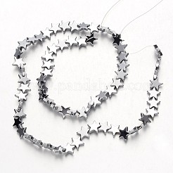 Electroplate Non-magnetic Synthetic Hematite Bead Strands&nbsp;X-G-F300-24C-01