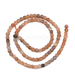 Natural Multi-Moonstone Beads Strands&nbsp;G-D103-C01