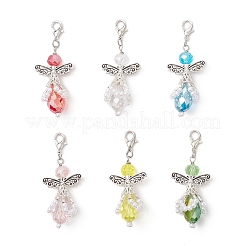 Glass Pendant Decorations&nbsp;HJEW-JM03616