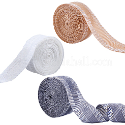 3Pcs 3 Colors Polyester Ribbon&nbsp;OCOR-CN0001-04
