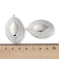 Rack Plating Brass Locket Pendants&nbsp;KK-G489-05P