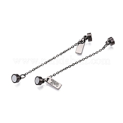 Brass End with Chains&nbsp;KK-C066-05B