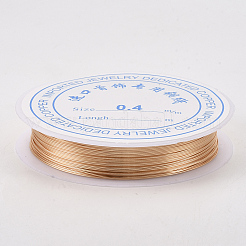 Round Copper Jewelry Wire&nbsp;X-CWIR-Q006-0.4mm-KC