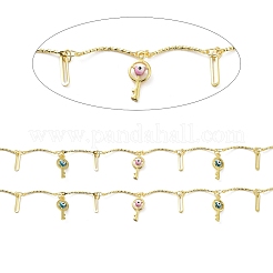 Brass Curved Bar Link Chains&nbsp;CHC-C001-07G