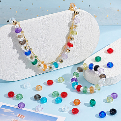 140Pcs 14 Colors Glass European Beads&nbsp;GLAA-PH0004-52