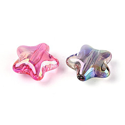 UV Plating Transparent Acrylic Beads&nbsp;OACR-Q197-04