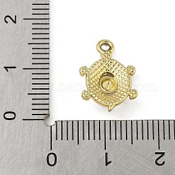 Alloy Rhinestone Pendants&nbsp;PALLOY-P308-16KCG
