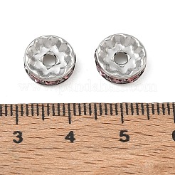304 Stainless Steel Rhinestone Spacer Beads&nbsp;RB-CBA18B7-01P-01