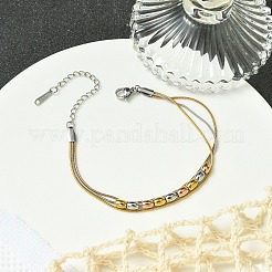 304 Stainless Steel Multi-strand Bracelets&nbsp;BJEW-G733-02G