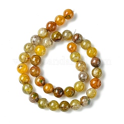 Dyed Natural Dragon Veins Agate Beads Strands&nbsp;X-G-C068-10mm-15
