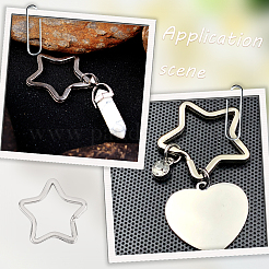 30Pcs Zinc Alloy Split Rings&nbsp;FIND-SP0004-17