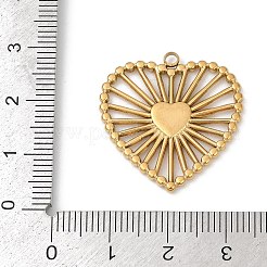 304 Stainless Steel Pendants&nbsp;STAS-S175-43F-G