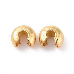 304 Stainless Steel Crimp Beads Covers&nbsp;X-STAS-L215-10G-A