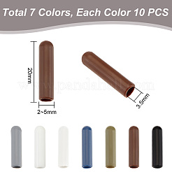 70Pcs 7 Style Plastic Aglets for Shoelaces&nbsp;KY-PH0001-84