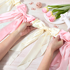 1Pc Polyester Bowknot Congratuation Banners&nbsp;FEPA-CP0001-04