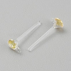 Resin Stud Earring Finding&nbsp;RESI-WH20001-08I