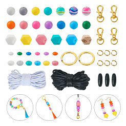 DIY Keychain Bracelet Making Kit&nbsp;DIY-TA0004-19