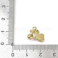 Brass Plastic Pearl Charms&nbsp;KK-M322-50G