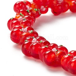 Handmade Lampwork Beads Strands&nbsp;LAMP-D015-08H