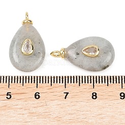 Natural Labradorite Pendants&nbsp;G-Z134-01G-02