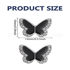 1 Pair Zinc Alloy Rhinestone Stud Earrings&nbsp;EJEW-LP0004-96