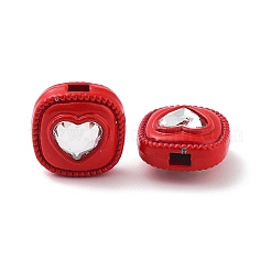 Spray Painted Alloy Bead&nbsp;PALLOY-H134-30
