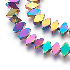 Electroplate Non-magnetic Synthetic Hematite Bead Strands&nbsp;G-I208-18-B-L