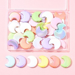 40Pcs UV Plating Opaque Acrylic Beads&nbsp;OACR-FS0002-29
