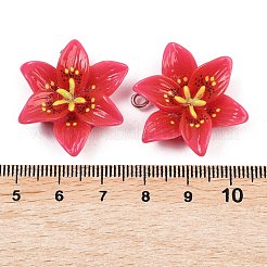 Opaque Resin Pendants&nbsp;CRES-D328-04F