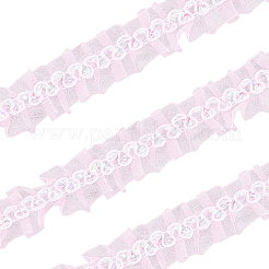 10M Polyester Wrinkle Lace Trim Ribbon&nbsp;OCOR-CY0002-30B