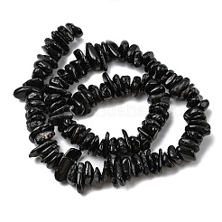 Natural Black Tourmaline Beads Strands&nbsp;G-A285-A07-01