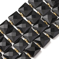 Natural Obsidian Beads Strands&nbsp;G-F839-A33-01