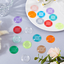 180Pcs Plastic Mini Disc Display Decorations&nbsp;DJEW-FH0011-56